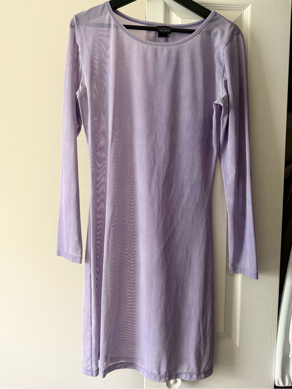 Dolls Kill Lilac Long Sleeve Shift Dress